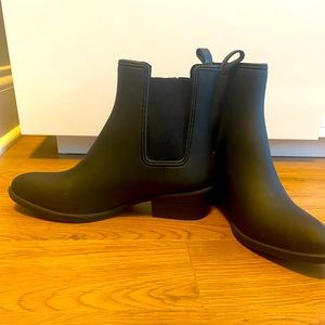 Jeffrey Campbell Rain Boot Black Size 9W